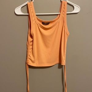 Shein scrunch top (more pink in person)